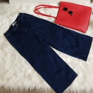 Wide Leg Cropped Jeans